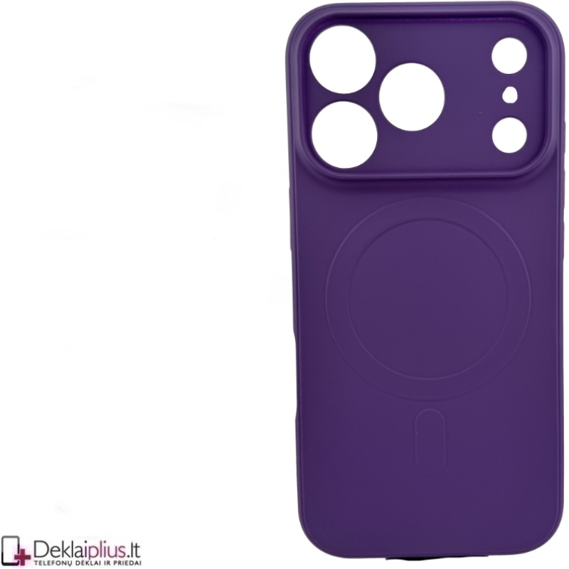 Guminis dėklas su magsafe - violetinis (Apple Iphone 17 Pro/Iphone 18 Pro) Guminis dėklas su magsafe - violetinis (Apple Iphone 17 Pro/Iphone 18 Pro)